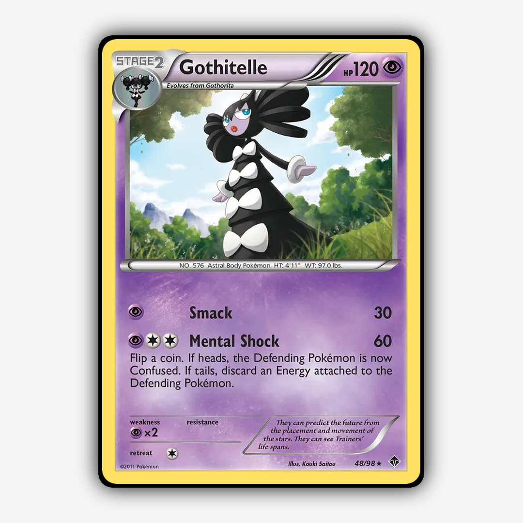 Gothitelle 048/98 - Emerging Powers Set - Card Rug