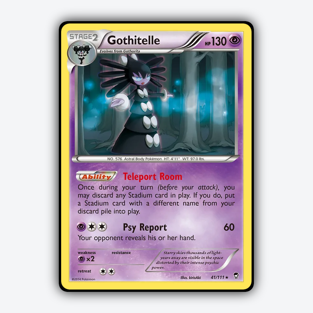 Gothitelle 041/111 - Furious Fists Set - Card Rug