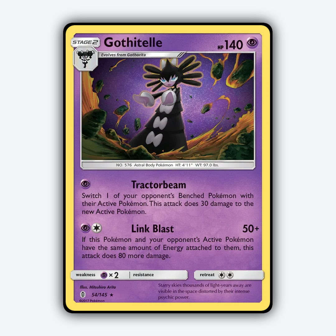 Gothitelle 054/145 - Guardians Rising Set - Card Rug