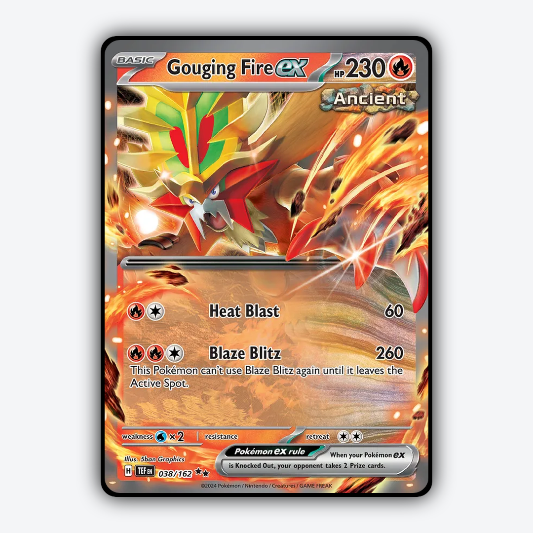 Gouging Fire ex 038/162 - Temporal Forces Set - Card Rug