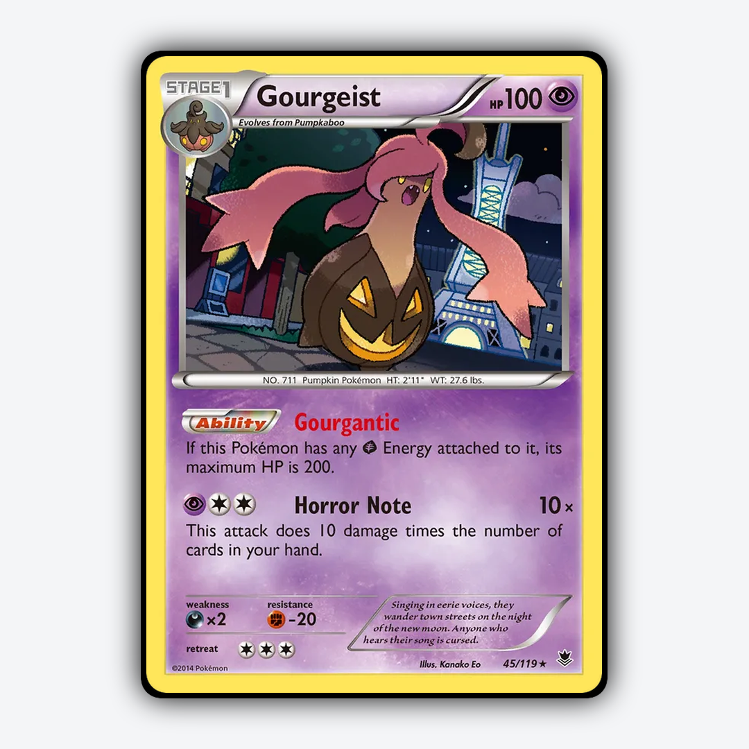 Gourgeist 045/119 - Phantom Forces Set - Card Rug