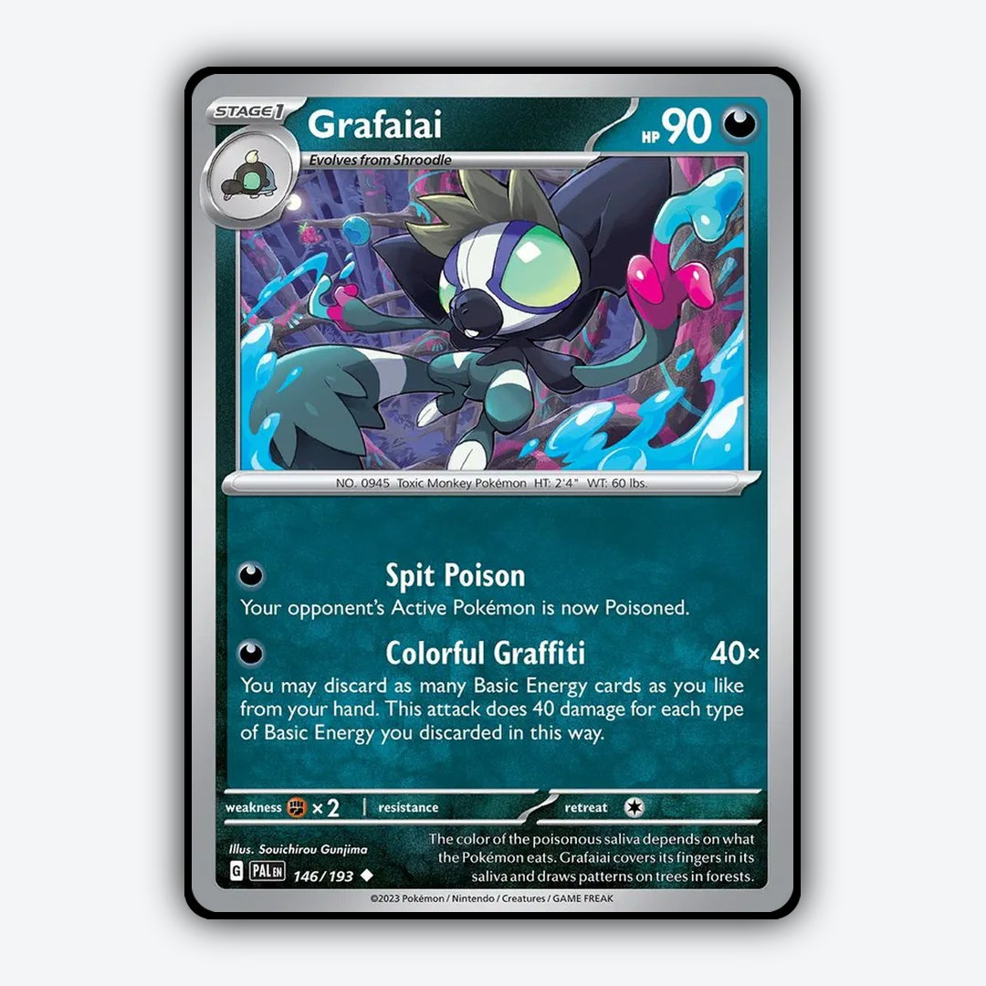 Grafaiai 146/193 - Paldea Evolved Set - Card Rug