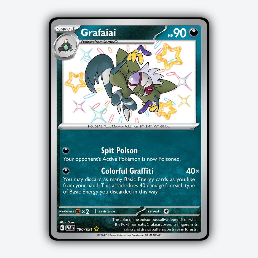 Grafaiai #190 - Paldean Fates Set - Card Rug