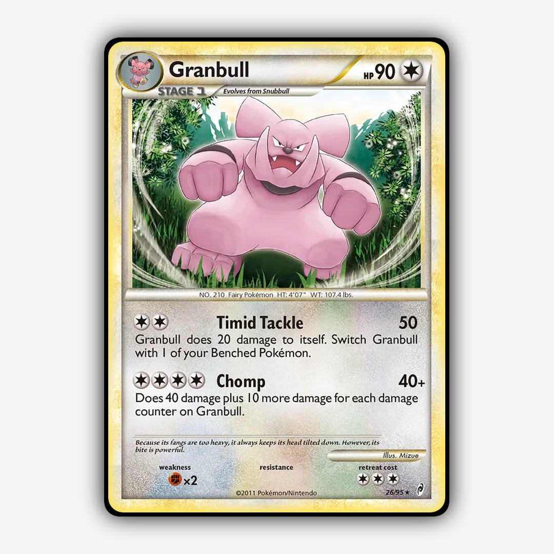 Granbull 026/95 - Call of Legends Set - Card Rug