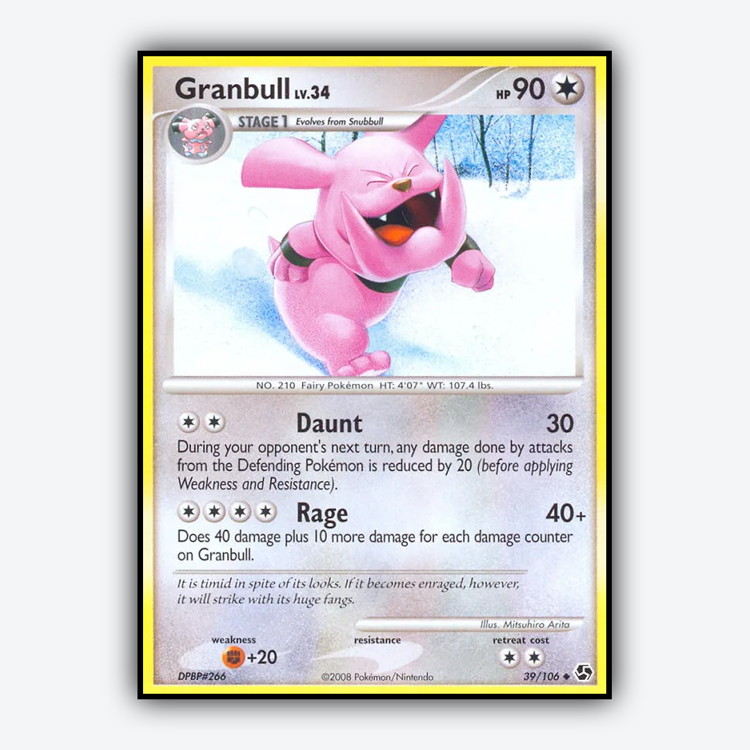 Granbull 039/106 - Great Encounters Set - Card Rug
