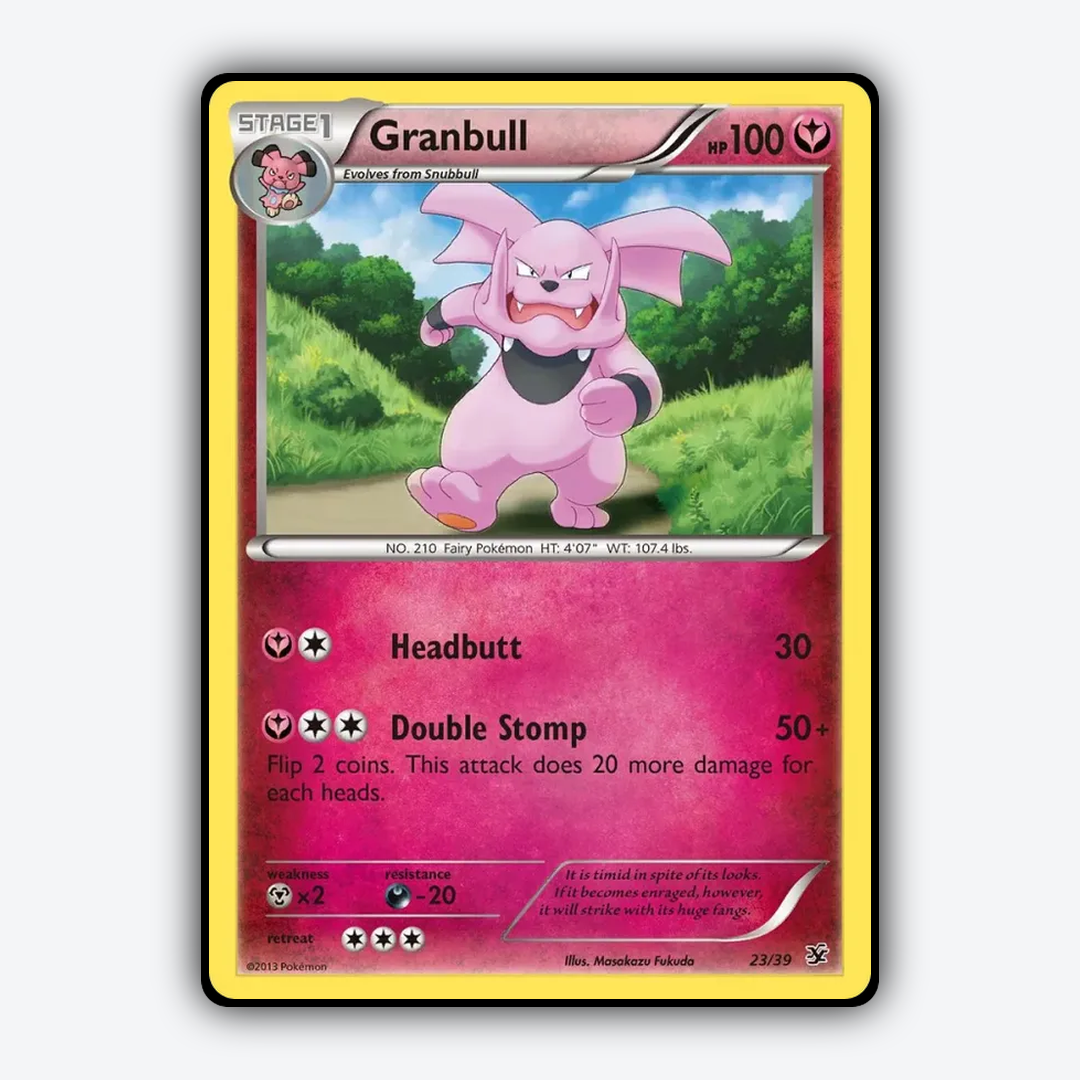 Granbull 023/39 - Kalos Starter Set - Card Rug