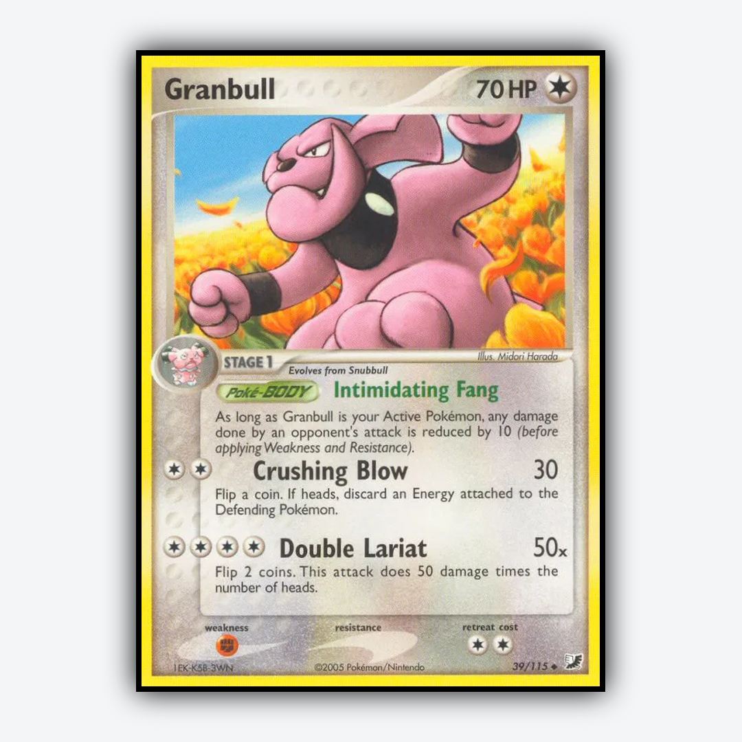Granbull 039/115 - Unseen Forces Set - Card Rug