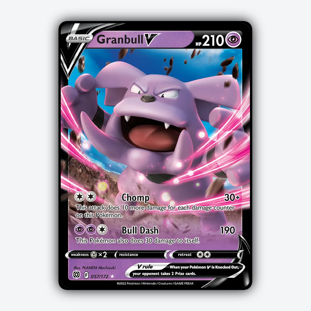 Granbull V 057/172 - Brilliant Stars Set - Card Rug