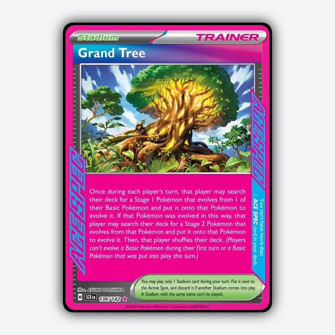 Grand Tree 136/142 - Stellar Crown Set - Card Rug