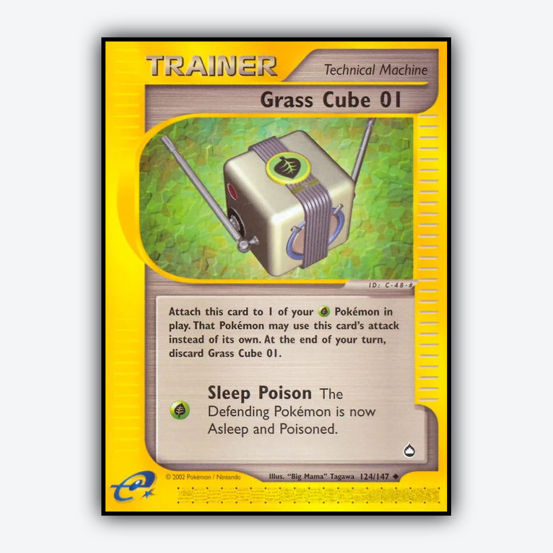 Grass Cube 01 124/147 - Aquapolis Set - Card Rug