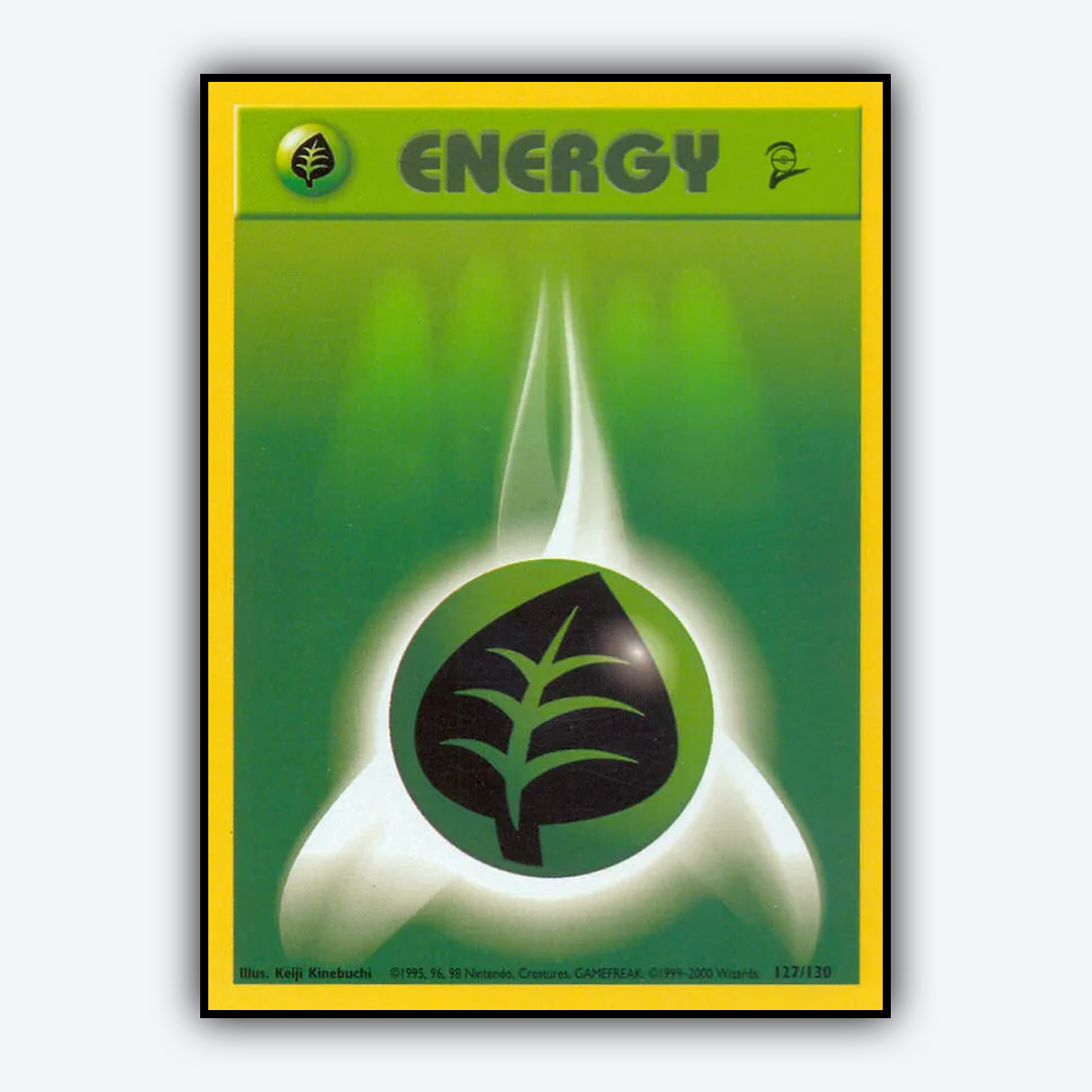 Grass Energy 127/130 - Base Set 2 Set - Card Rug