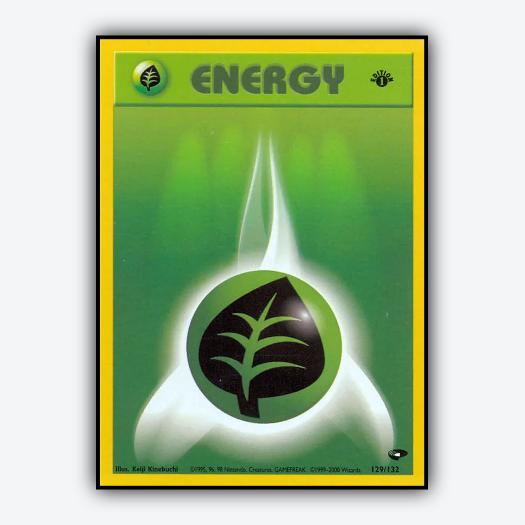 Grass Energy 129/132 - Gym Challenge Set - Card Rug