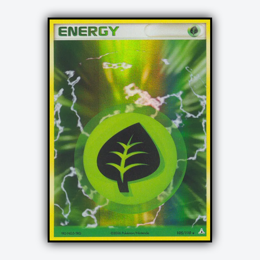 Grass Energy 105/110 - Holon Phantoms Set - Card Rug