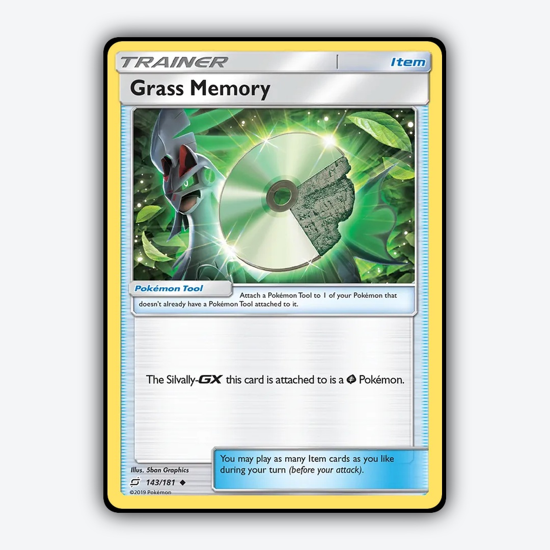 Grass Memory 143/181 - Team Up Set - Card Rug