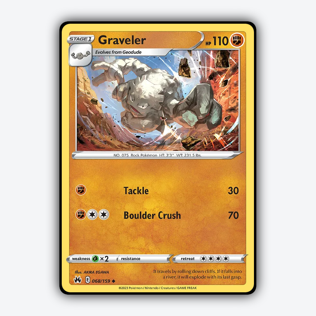 Graveler 068/159 - Crown Zenith Set - Card Rug