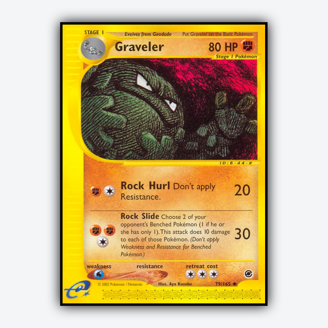 Graveler 079/165 - Expedition Base Set - Card Rug