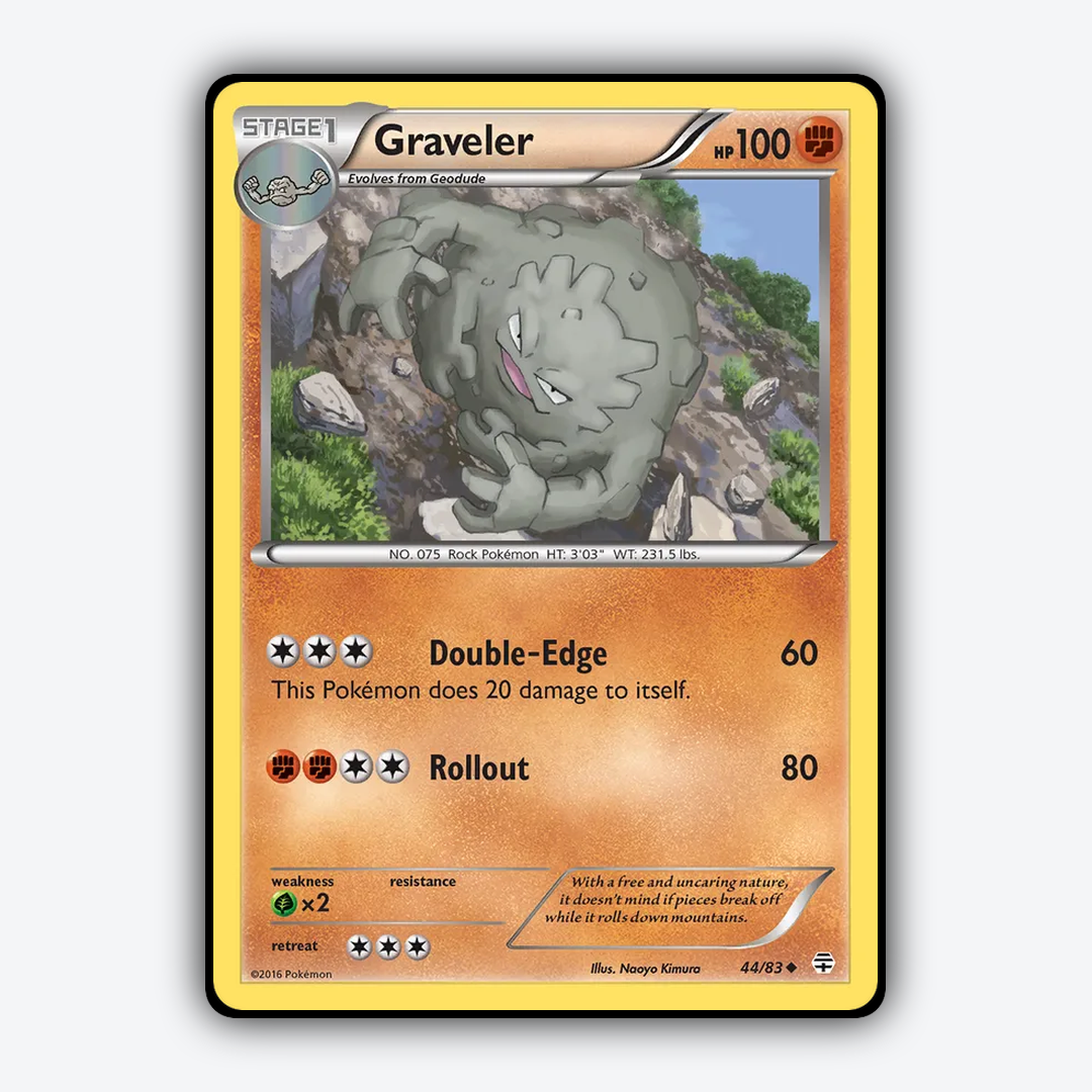 Graveler 044/83 - Generations Set - Card Rug
