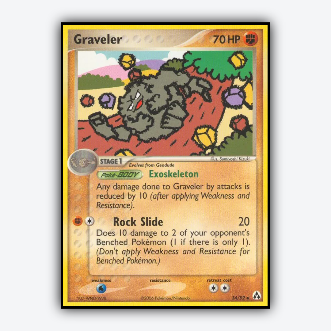 Graveler 034/92 - Legend Maker Set - Card Rug