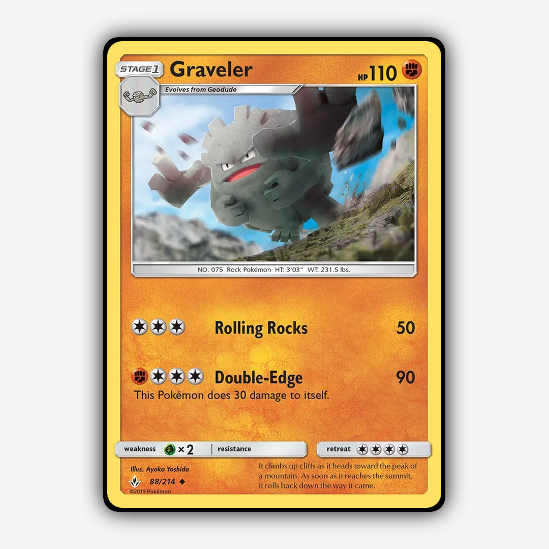 Graveler 088/214 - Unbroken Bonds Set - Card Rug