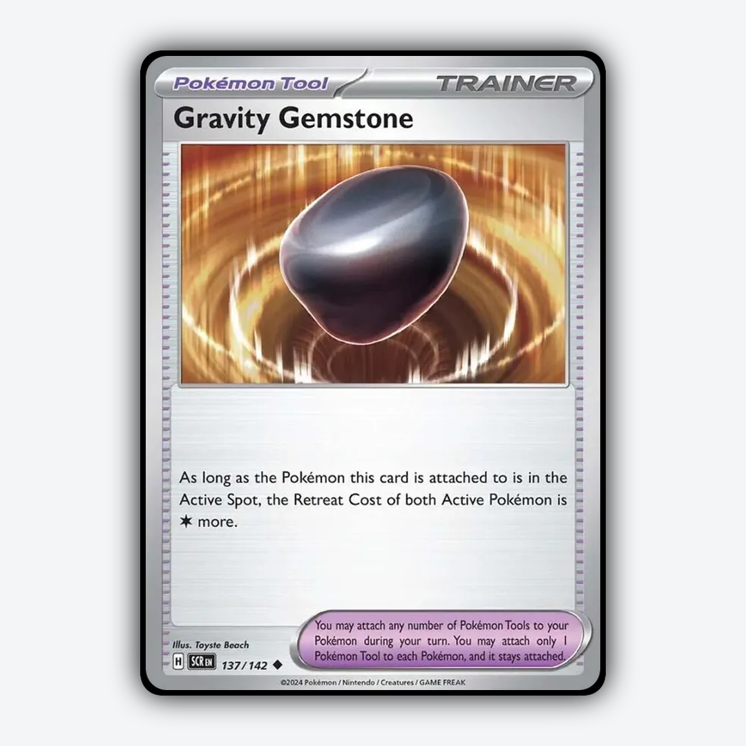Gravity Gemstone 137/142 - Stellar Crown Set - Card Rug