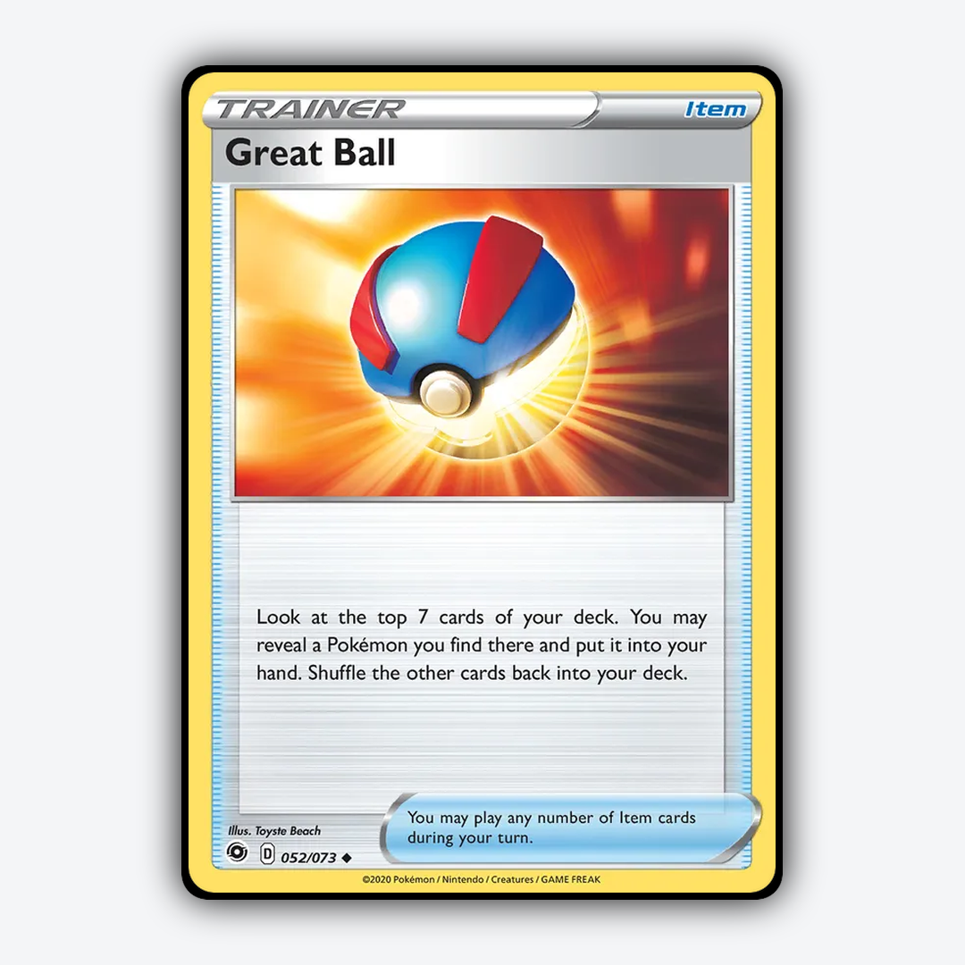 Great Ball 052/73 - Champion's Path Set - Card Rug