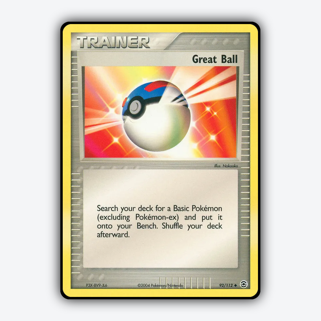 Great Ball 092/112 - FireRed & LeafGreen Set - Card Rug