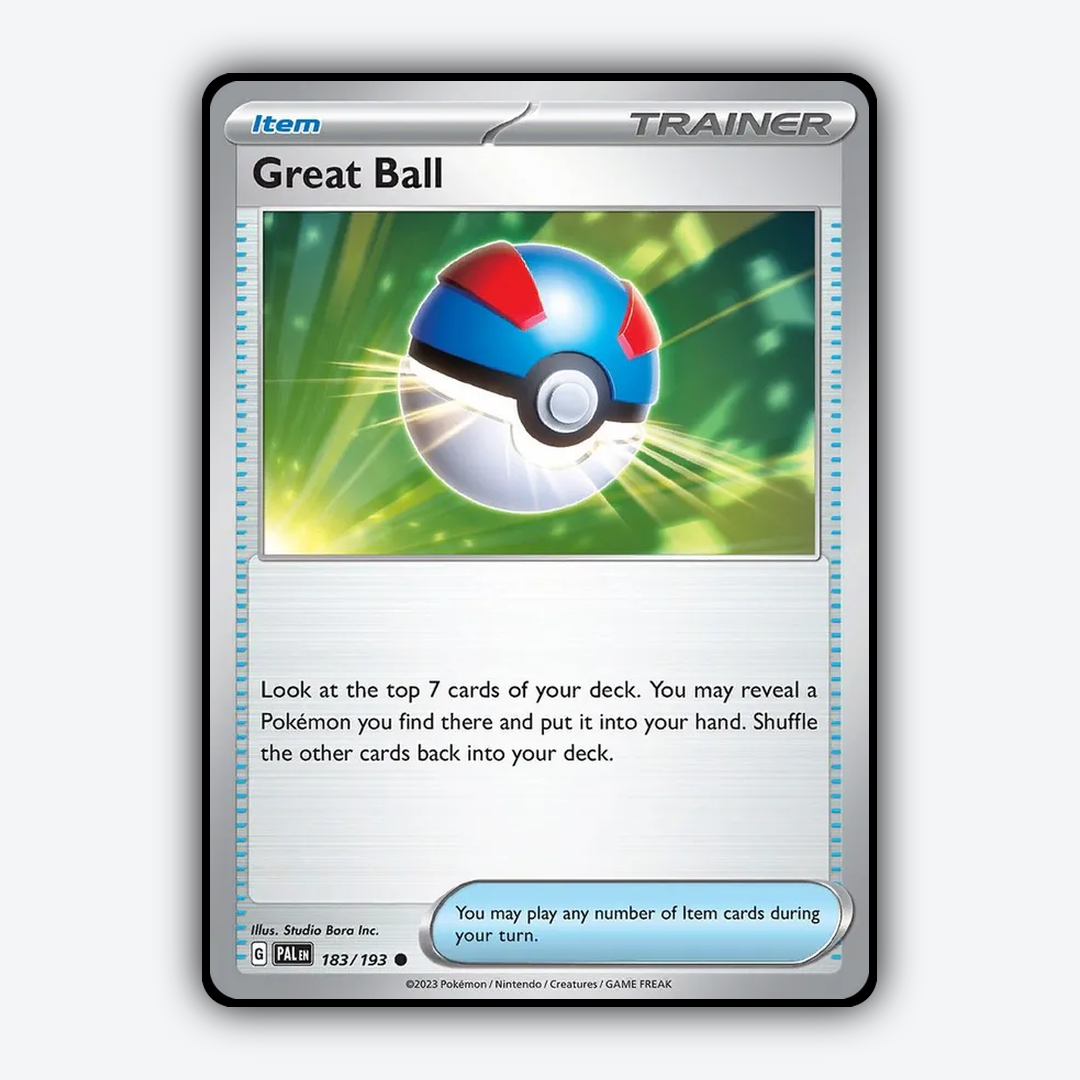 Great Ball 183/193 - Paldea Evolved Set - Card Rug