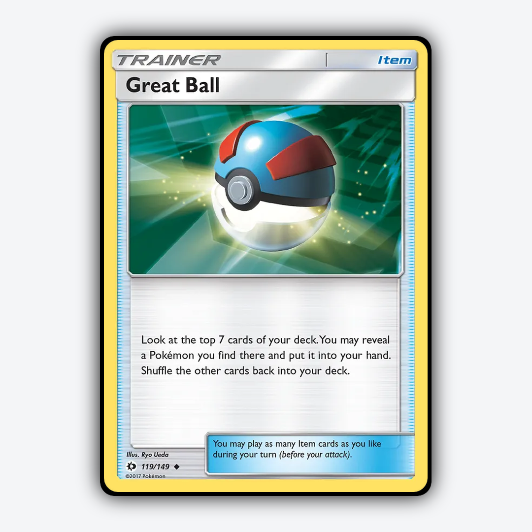 Great Ball 119/149 - Sun & Moon Set - Card Rug