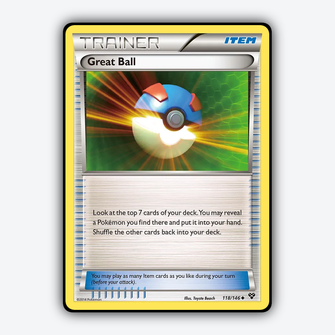 Great Ball 118/146 - XY Set - Card Rug