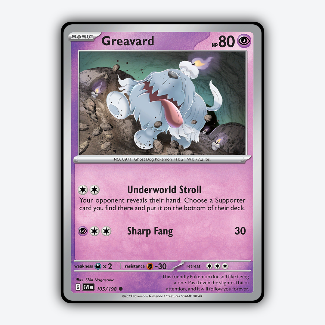 Greavard 105/198 - Scarlet & Violet Set - Card Rug