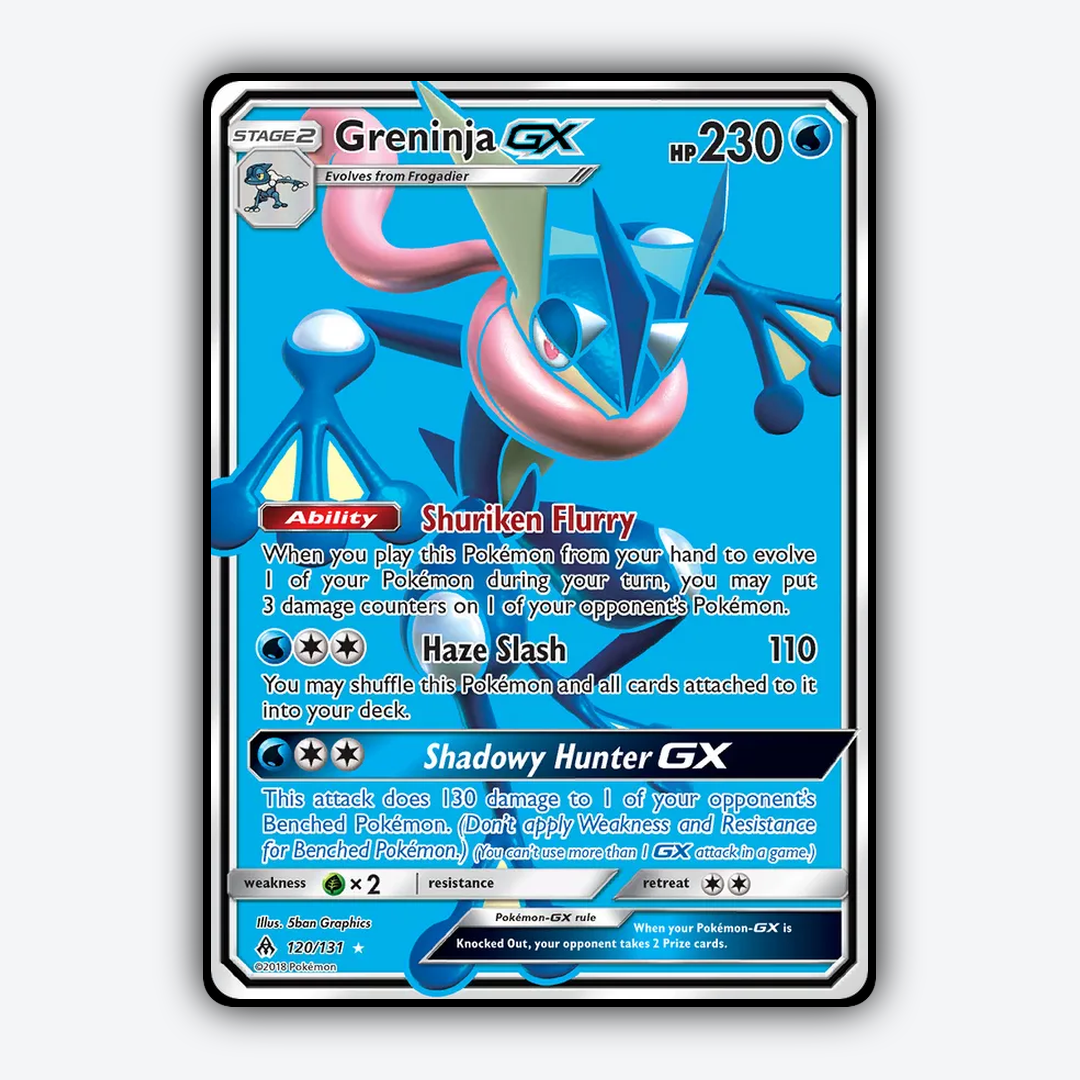 Greninja-GX 120/131 - Forbidden Light Set - Card Rug