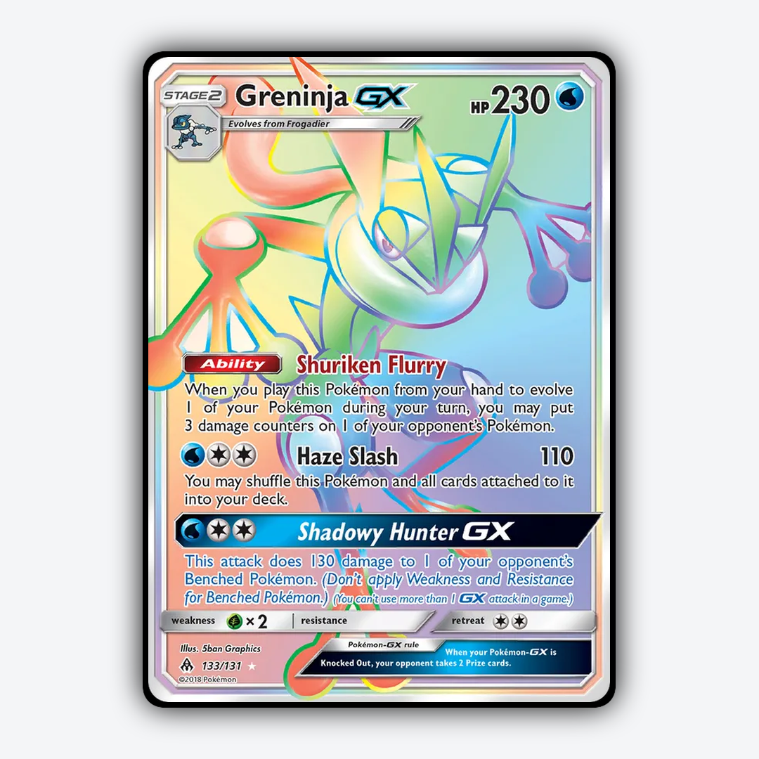 Greninja-GX 133/131 - Forbidden Light Set - Card Rug