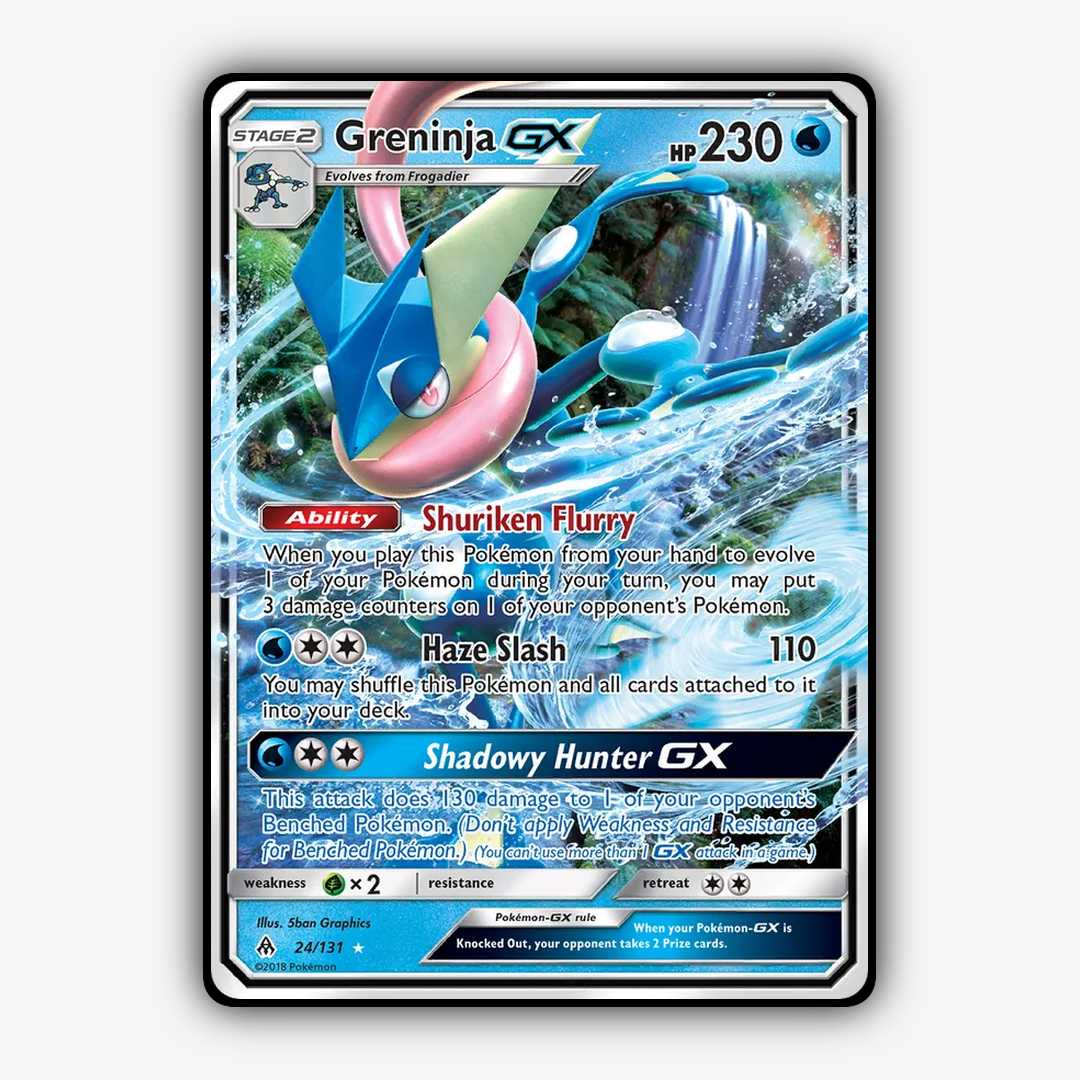 Greninja-GX 024/131 - Forbidden Light Set - Card Rug