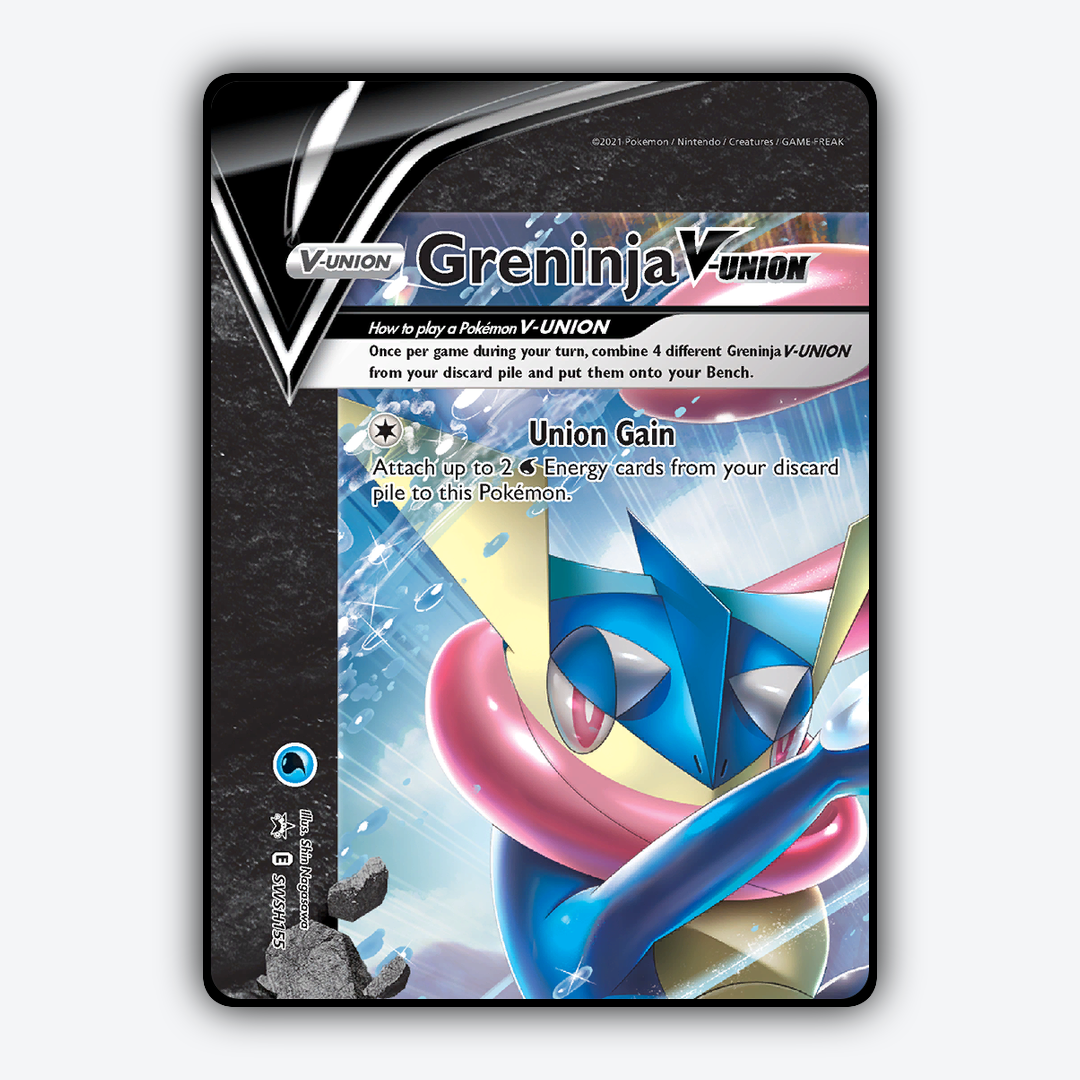 Greninja V-UNION #155 - SWSH Black Star Promos Set - Card Rug