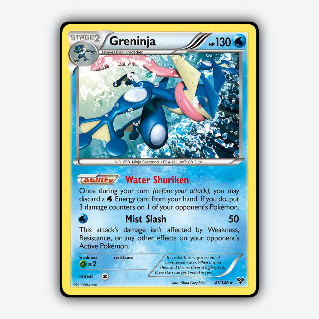 Greninja 041/146 - XY Set - Card Rug