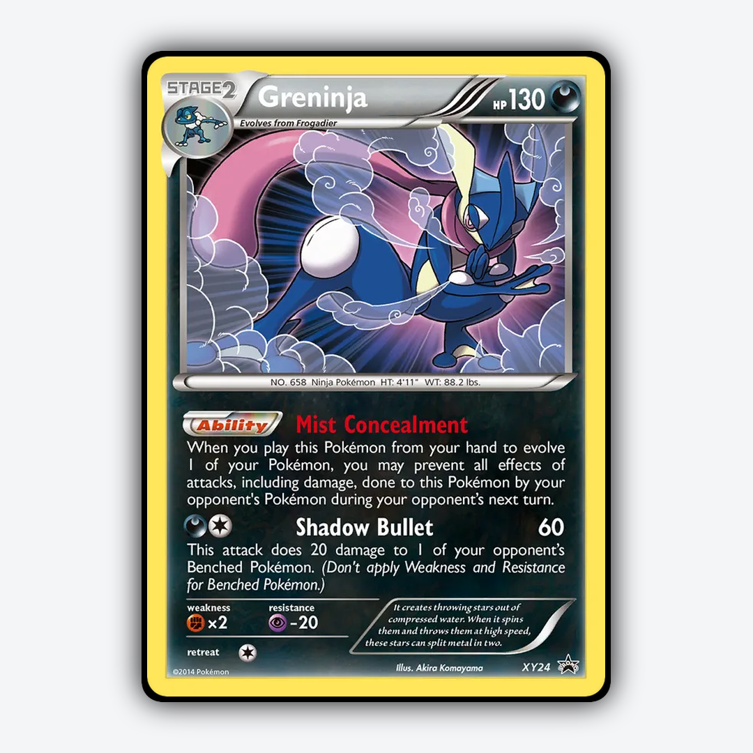 Greninja #24 - XY Black Star Promos Set - Card Rug
