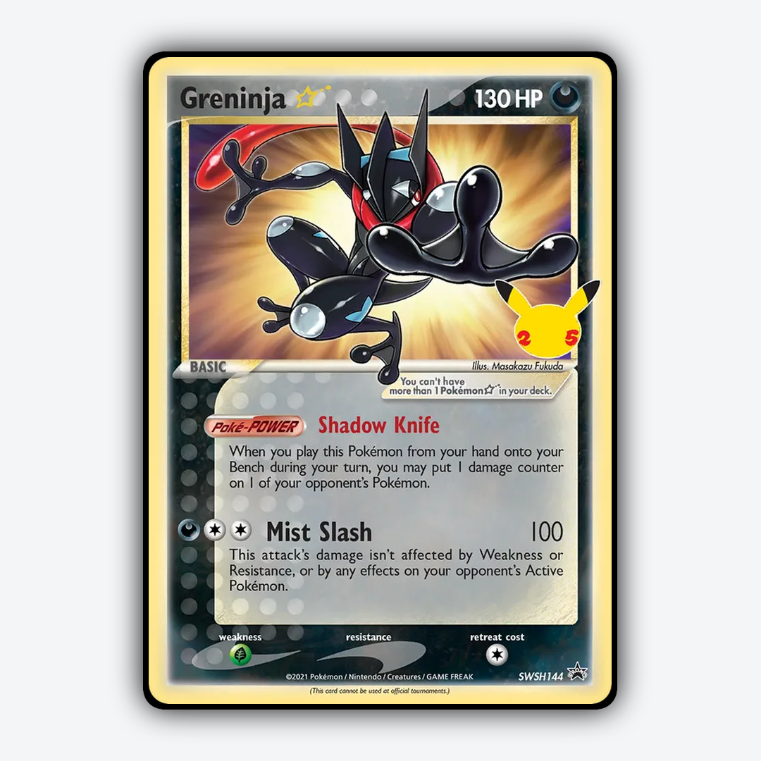 Greninja ★ #144 - SWSH Black Star Promos Set - Card Rug