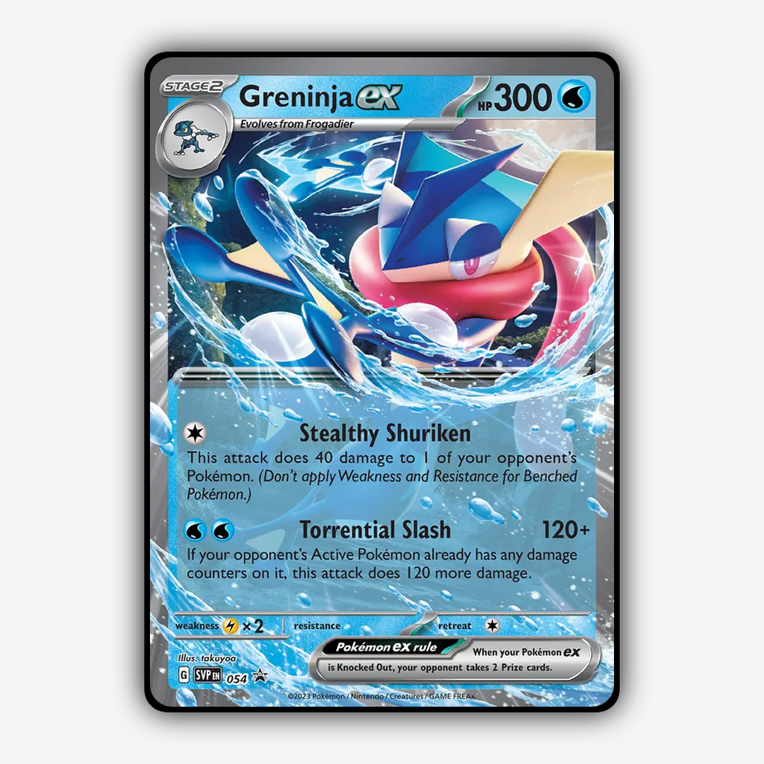 Greninja ex #54 - Scarlet & Violet Black Star Promos Set - Card Rug