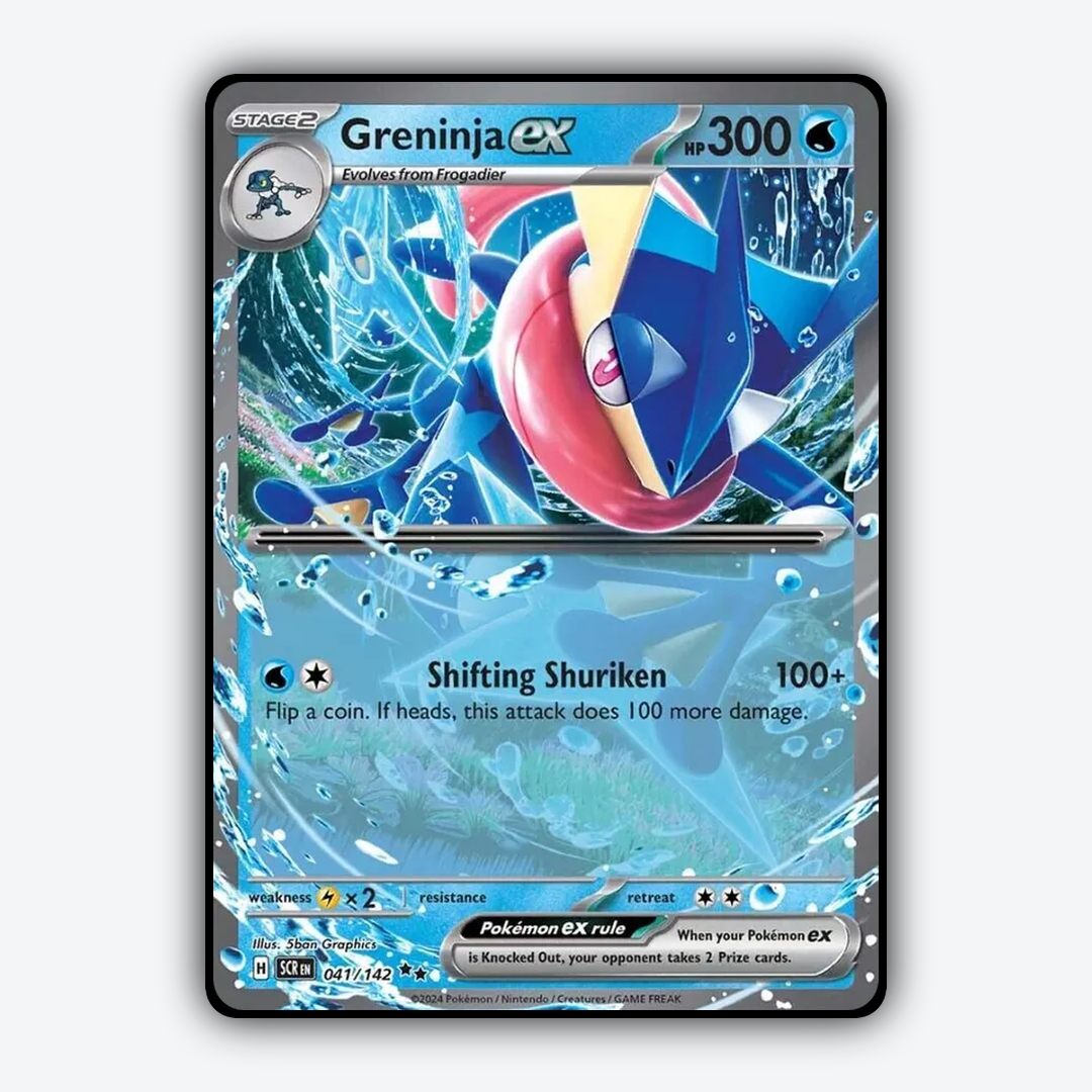 Greninja ex 041/142 - Stellar Crown Set - Card Rug