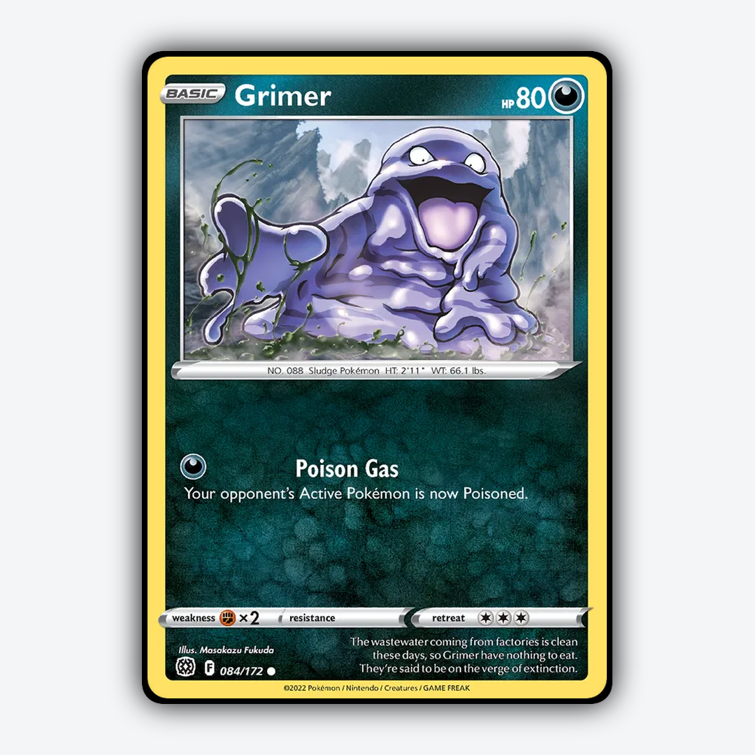 Grimer 084/172 - Brilliant Stars Set - Card Rug
