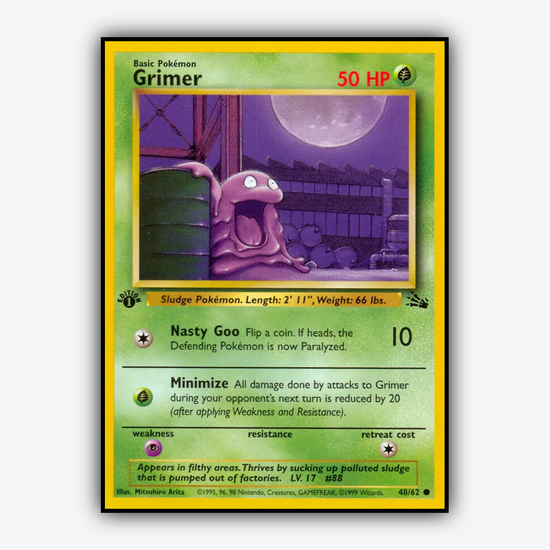 Grimer 048/62 - Fossil Set - Card Rug