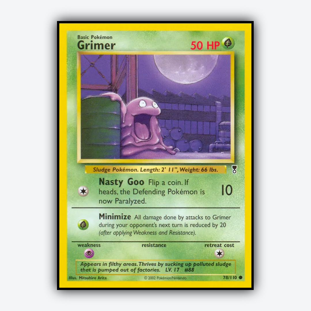 Grimer 078/110 - Legendary Collection Set - Card Rug
