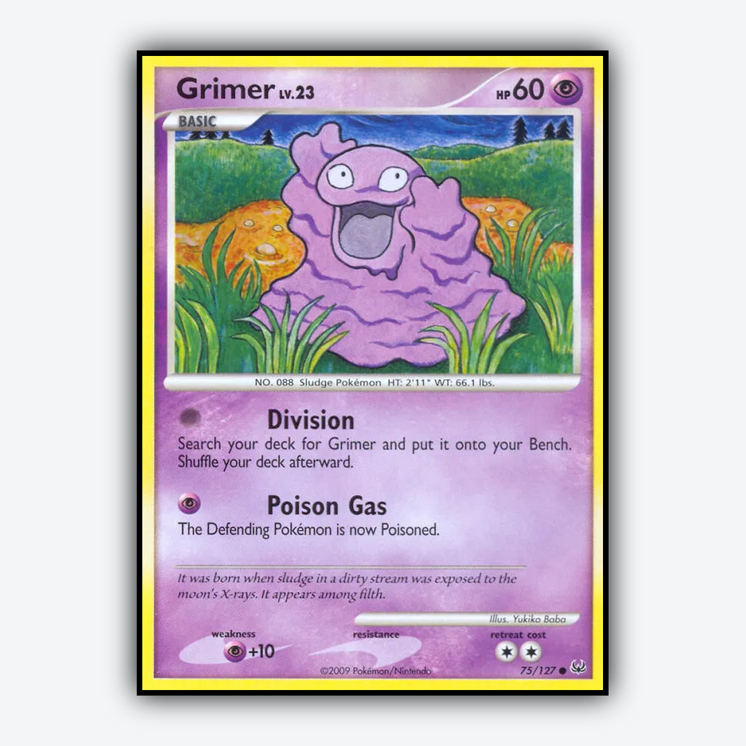 Grimer 075/127 - Platinum Set - Card Rug