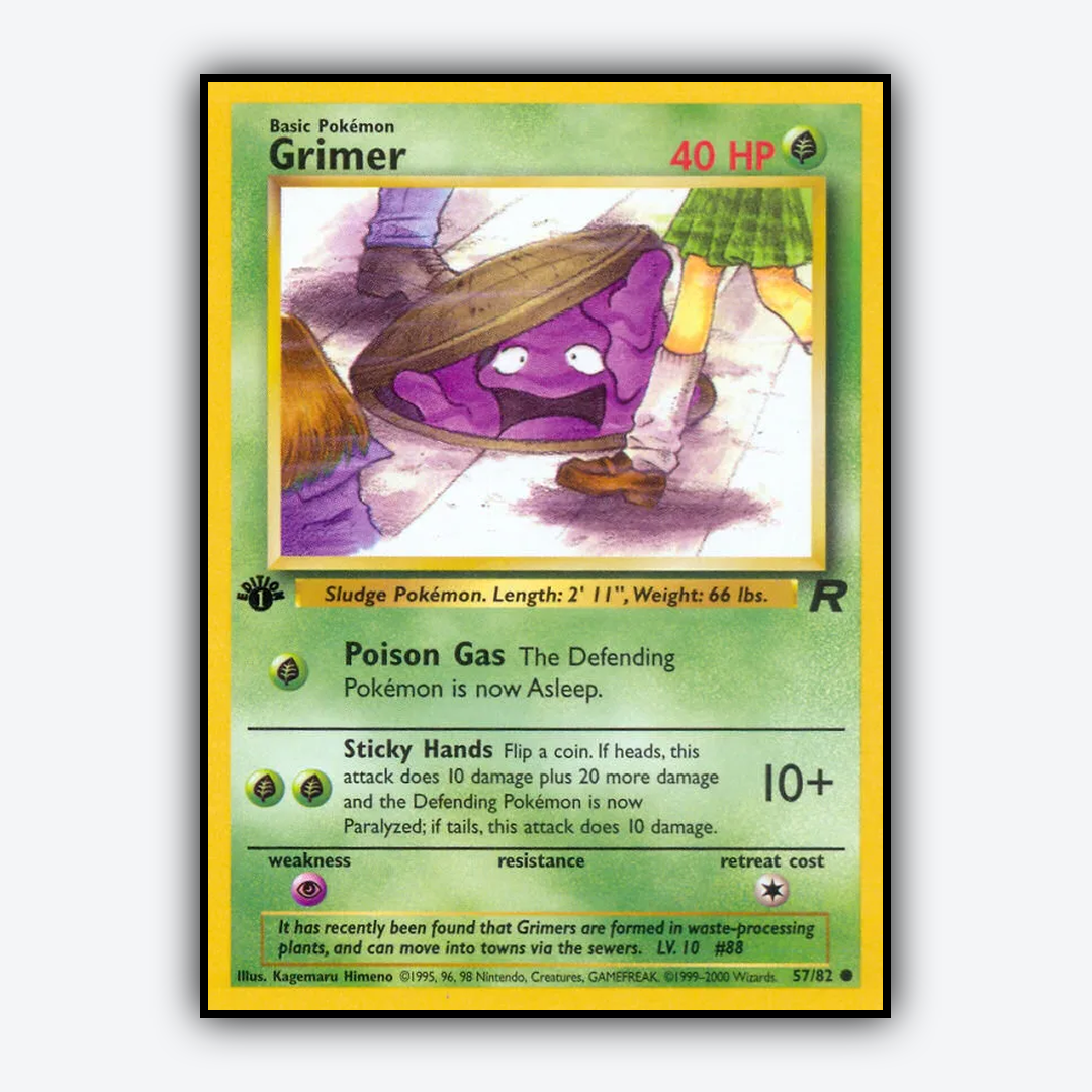 Grimer 057/82 - Team Rocket Set - Card Rug