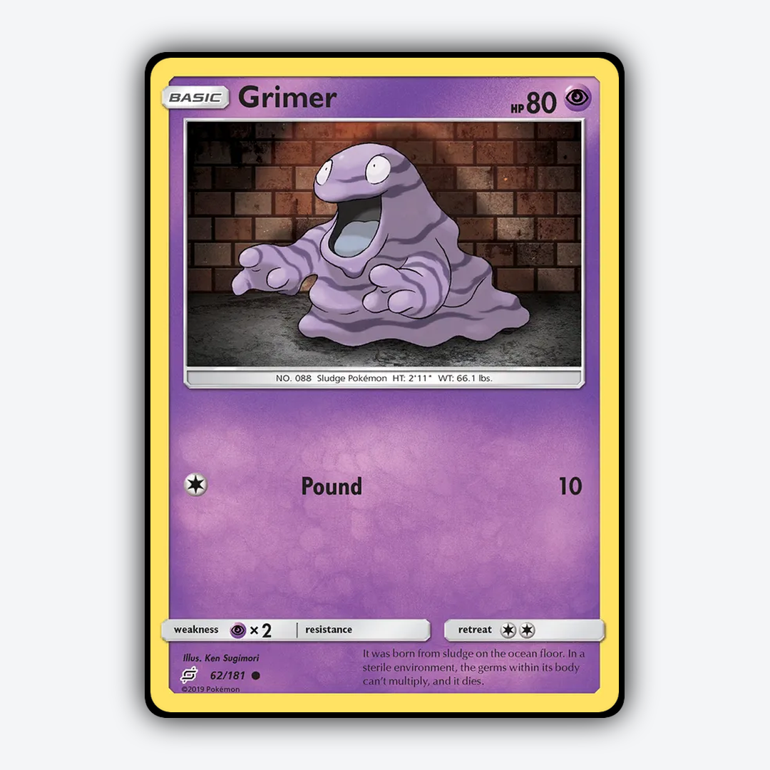 Grimer 062/181 - Team Up Set - Card Rug