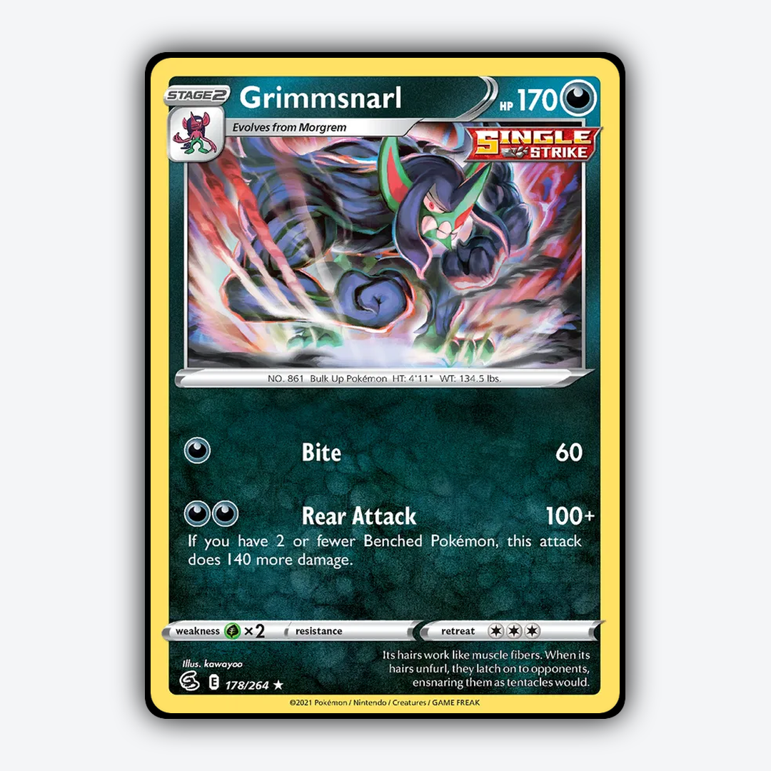 Grimmsnarl 178/264 - Fusion Strike Set - Card Rug