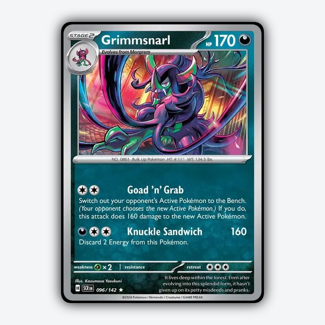 Grimmsnarl 096/142 - Stellar Crown Set - Card Rug