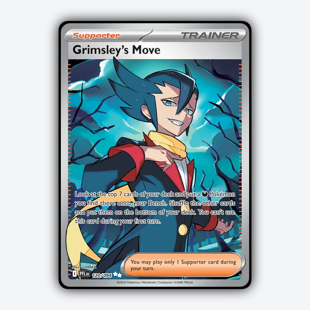 Grimsley's Move 120/094 - Phantasmal Flames Set - Card Rug