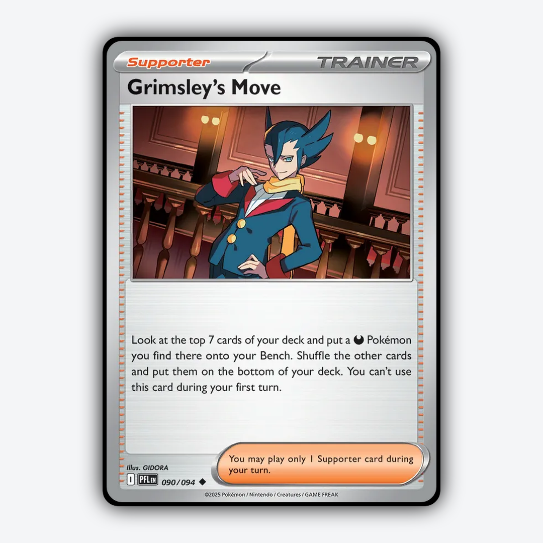 Grimsley's Move 090/094 - Phantasmal Flames Set - Card Rug