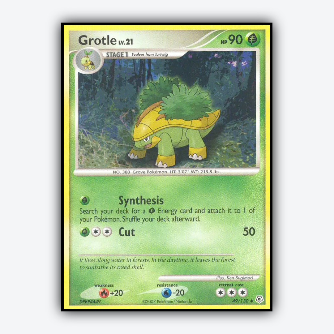 Grotle 049/130 - Diamond & Pearl Set - Card Rug